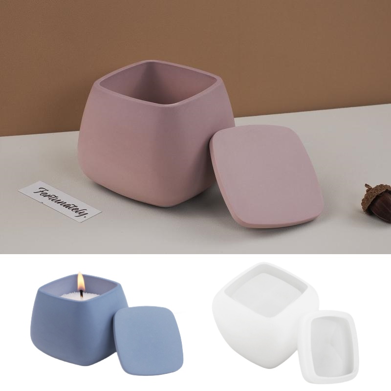 Candle Making Supplies Online - 1set Vierkante Opbergdoos UV Hars Siliconen
