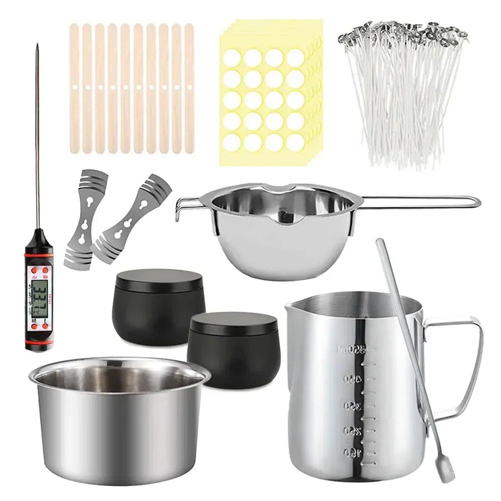 Candle Supplies Bulk - 219 Stuks Geurkaars Maken Set Kandelaars