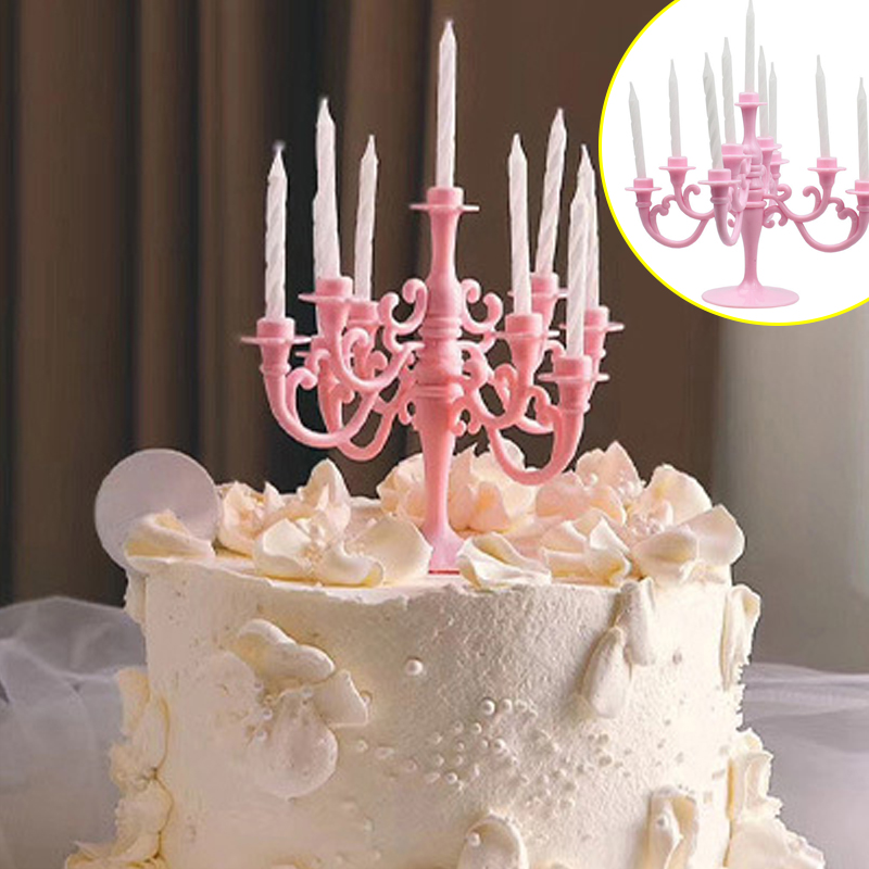 Candle Supplies Luxury - Taartdecoratie Kandelaar Kaars Bakken Retro Europese