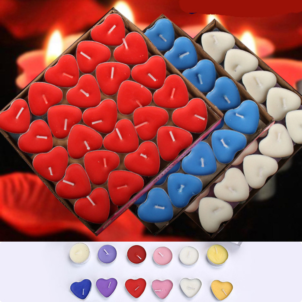 Candle Supplies Bulk - Decoratieve paraffine theelichtjes in hart- en