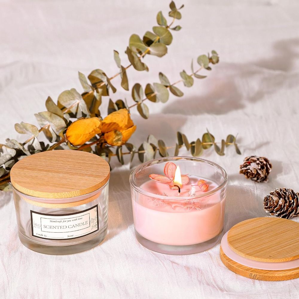 Candle Making Supplies Jars - Nieuwe helderglazen kaarspotten Transparante kleine lege