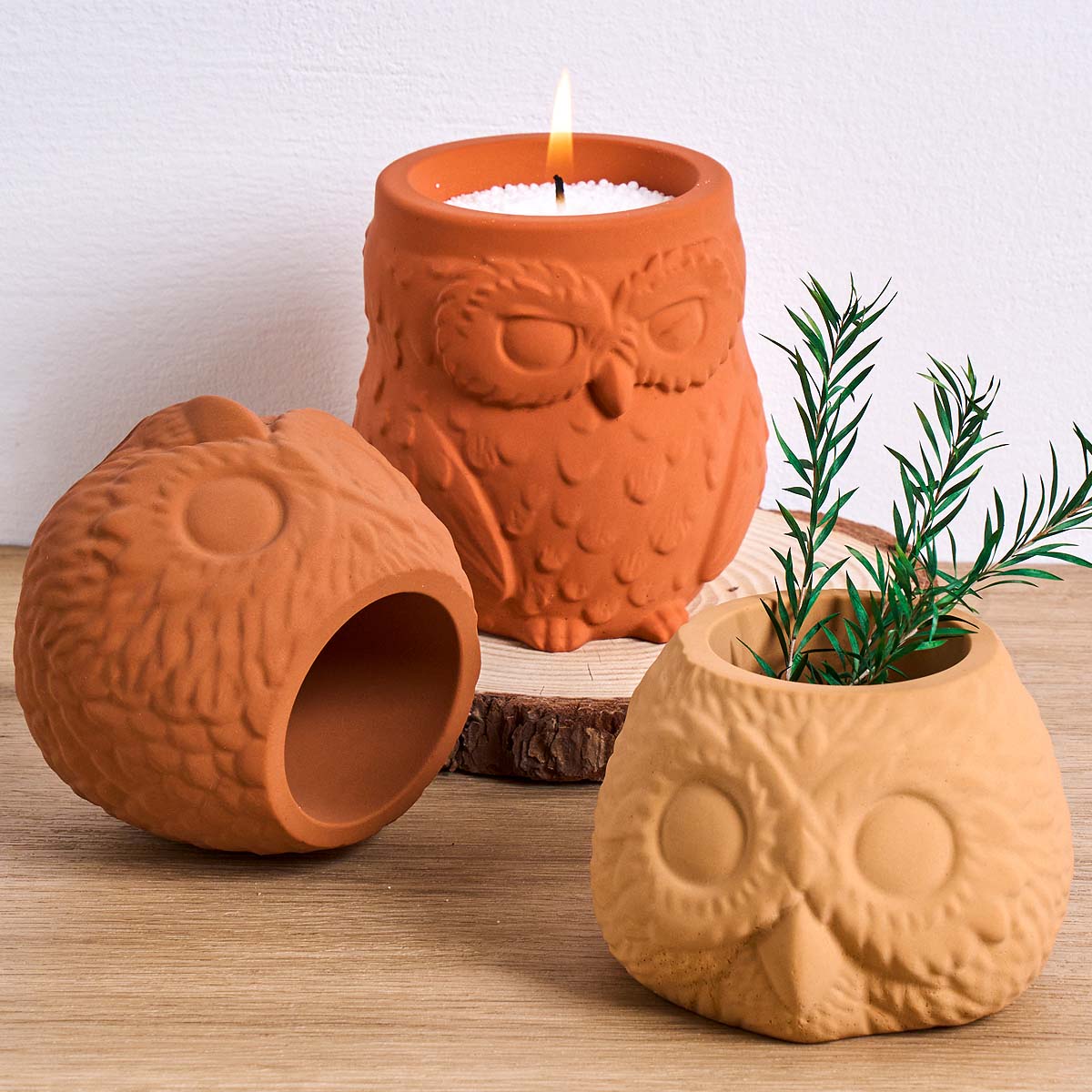 Candle Making Supplies Jars - 3D Uil Vorm Kaars Pot Siliconen