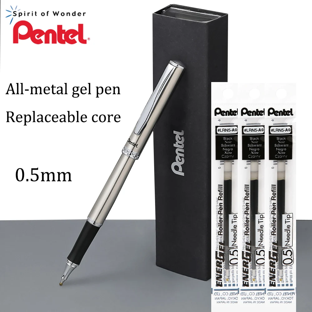 Pentel Pen Energel - Japanse Pentel Metalen Gel Pen K600