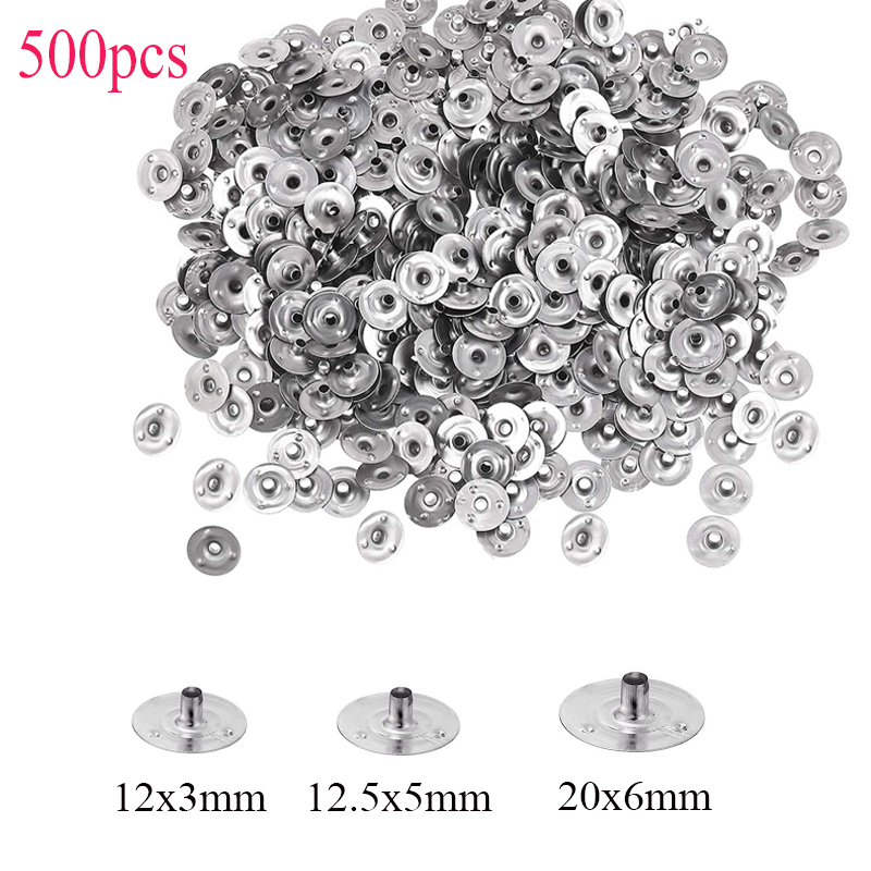 Candle Making Supplies Online - 500 Stuks Kaarsenlont Metalen Sustainer Tabs