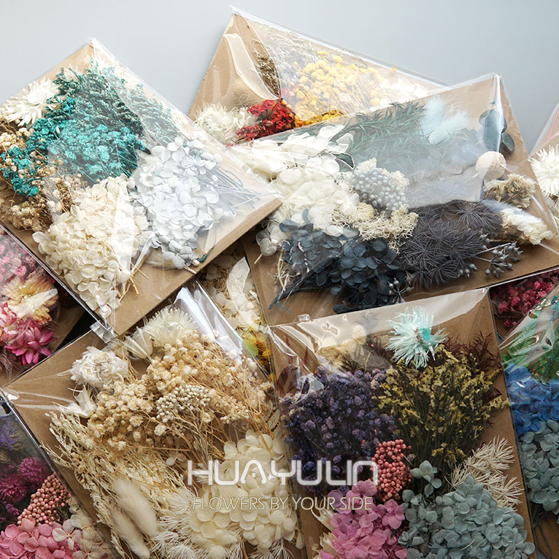 Candle Making Supplies Online - 1-pack kunstplanten gedroogde echte bloemen geconserveerde