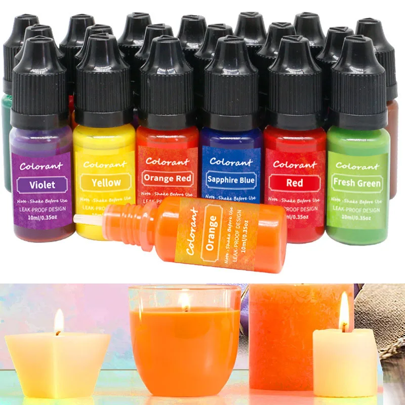 Candle Supplies Bulk - 20 kleuren Hoge Concentratie Handgemaakte Kaars