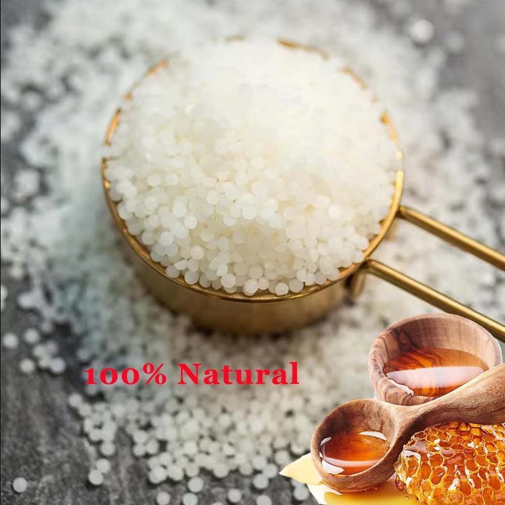 Candle Supplies Bulk - 100g Witte Bijenwas Puur Natuurlijke Korrelige
