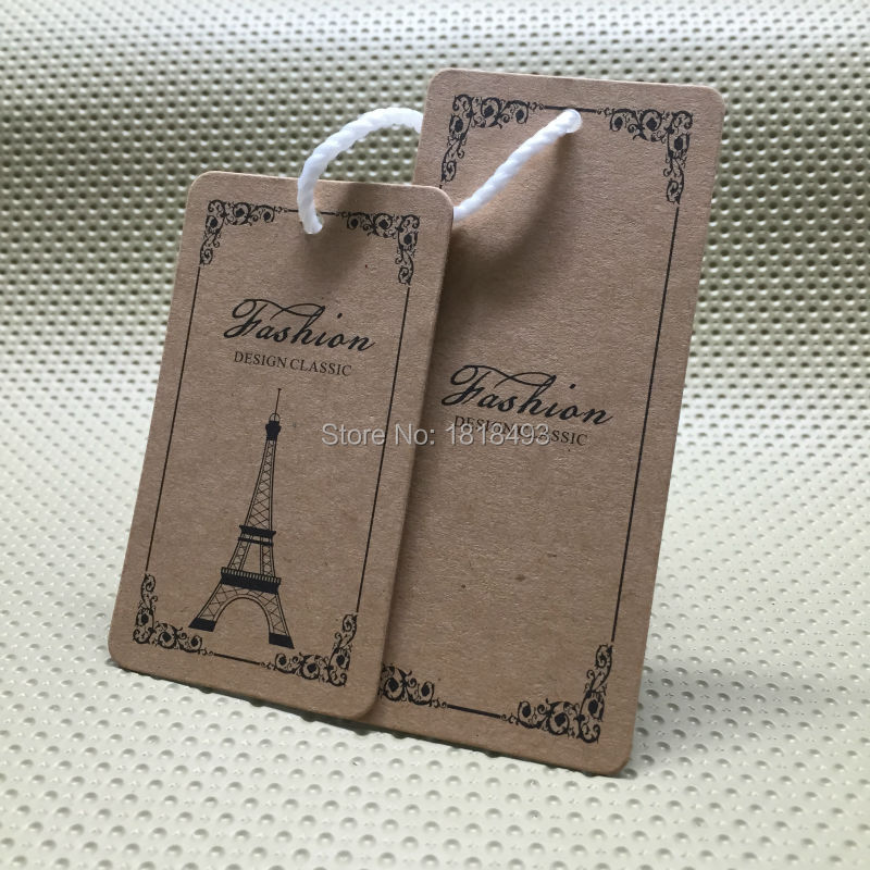 Kleding kraftpapier hang tag/k - Kraft Hang Tag recensie en prijs