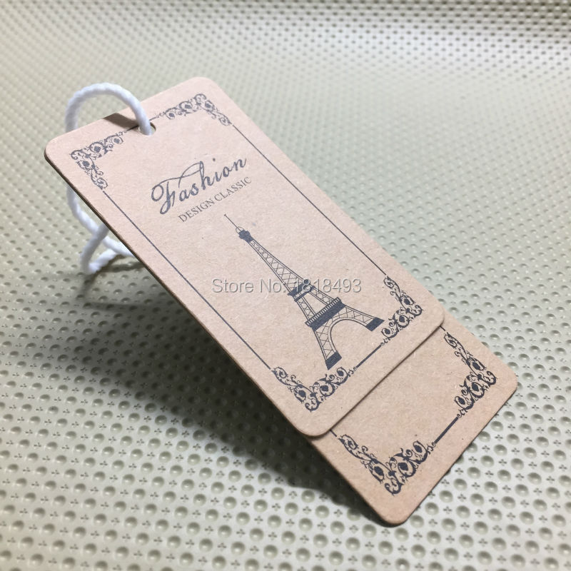 Kleding kraftpapier hang tag/k - Kraft Hang Tag recensie en prijs