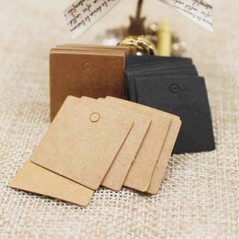 100 stuks 2,5*2,5 cm kleine vi - Kraft Hang Tag recensie en prijs