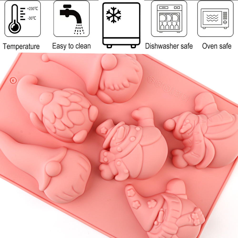6-delige siliconen bakvorm voo - Candle Making Supplies Online recensie en prijs