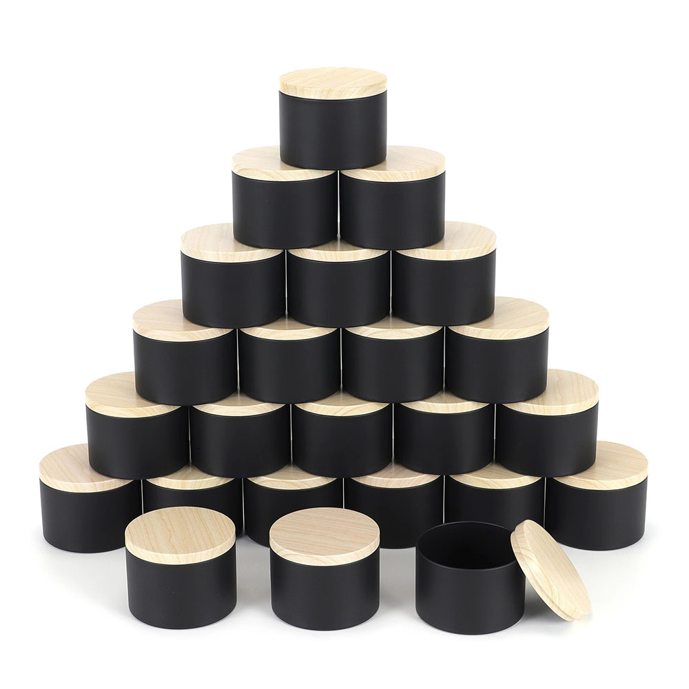 24 stks 4 oz Zwarte Kaars Pott - Candle Making Supplies Jars recensie en prijs