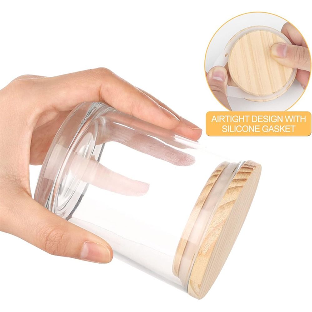 Helder Glazen Kaarspotjes Tran - Candle Making Supplies Jars recensie en prijs