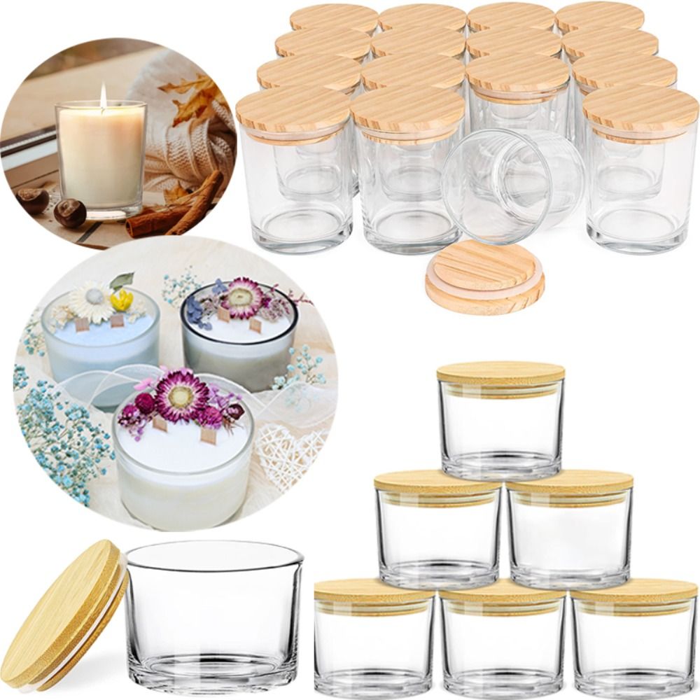 Helder Glazen Kaarspotjes Tran - Candle Making Supplies Jars recensie en prijs