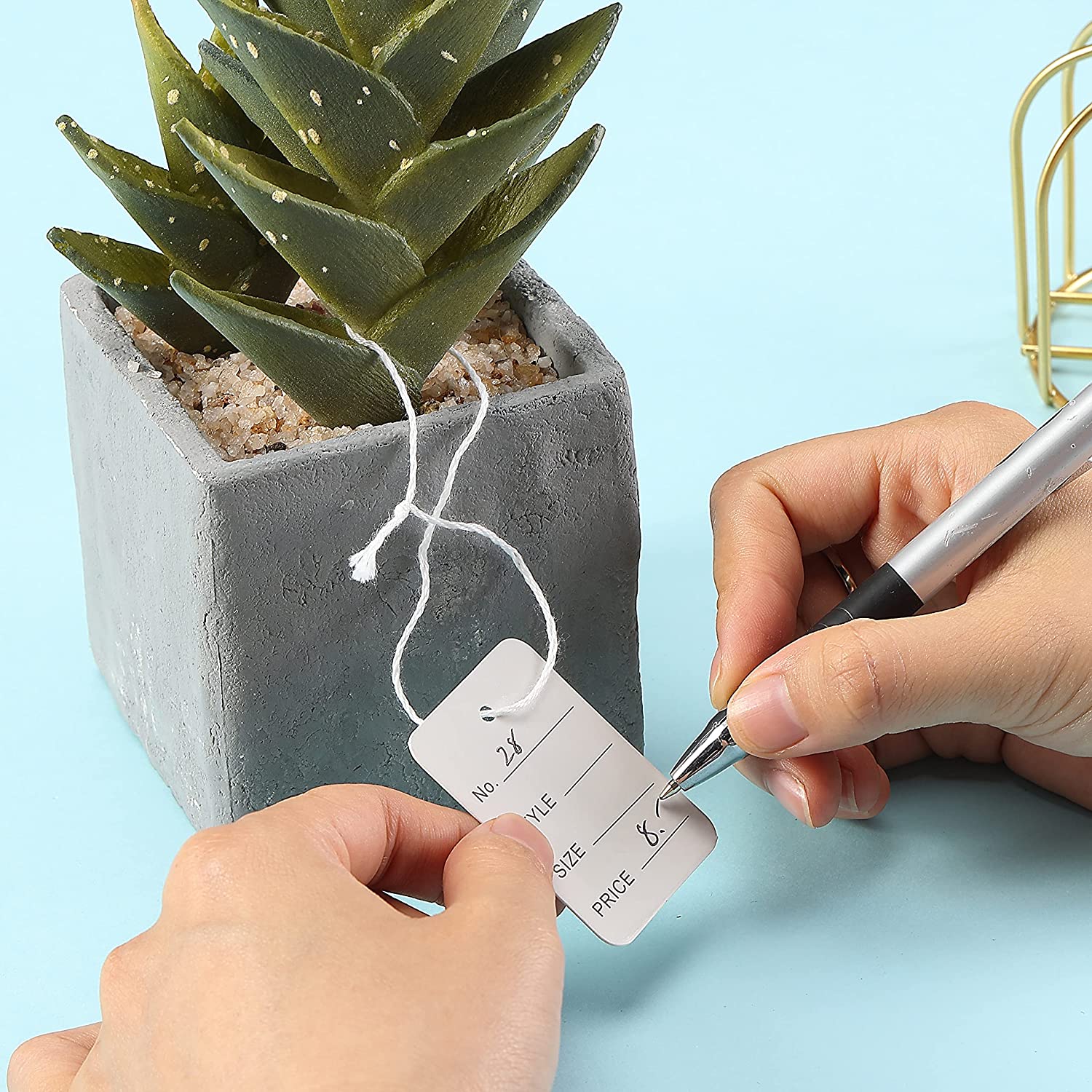100 stks/partij 3.5x5 cm Prijs - Kraft Hang Tag recensie en prijs