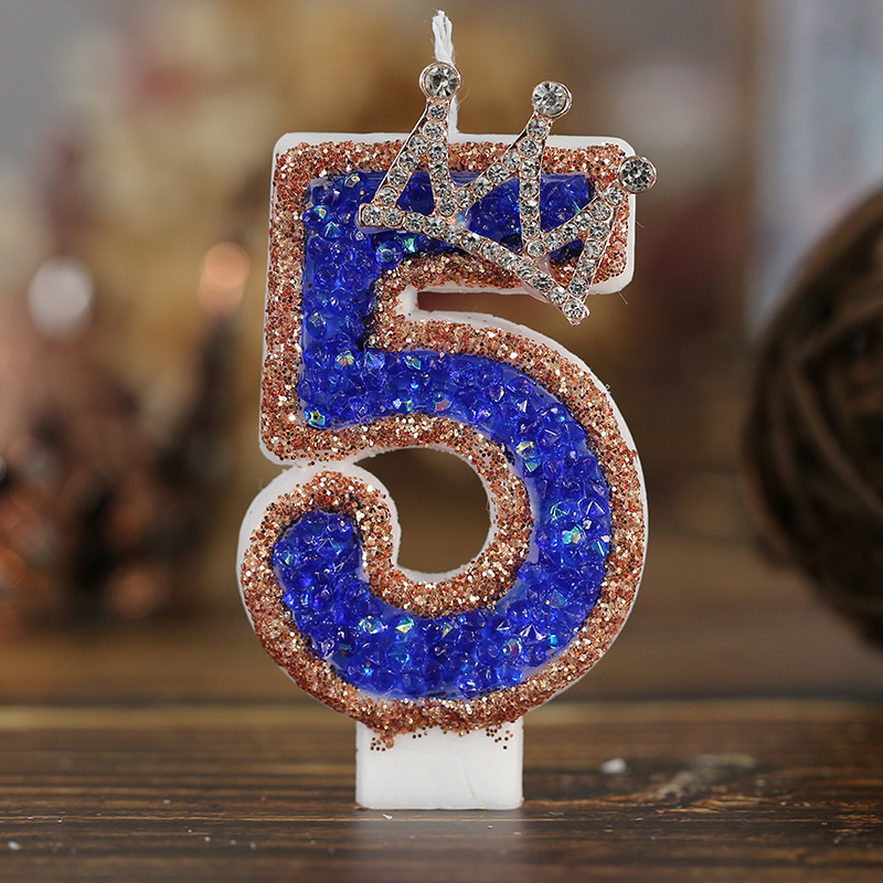 Blauwe Verjaardagsnummers Kaar - Candle Supplies Luxury recensie en prijs