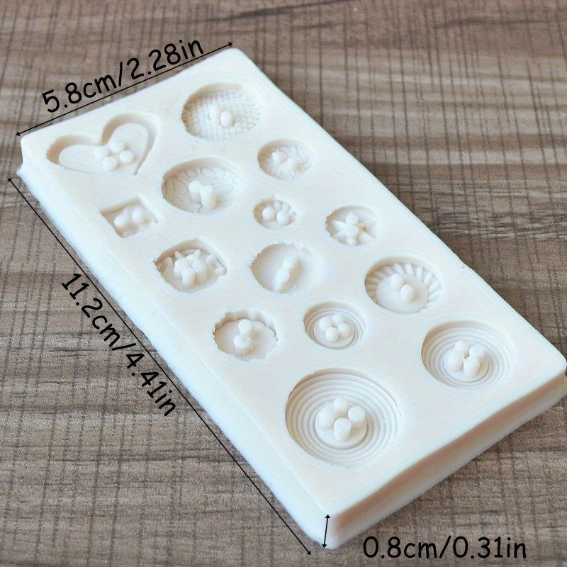 Knopvormige siliconen mal voor - Candle Making Supplies Online recensie en prijs