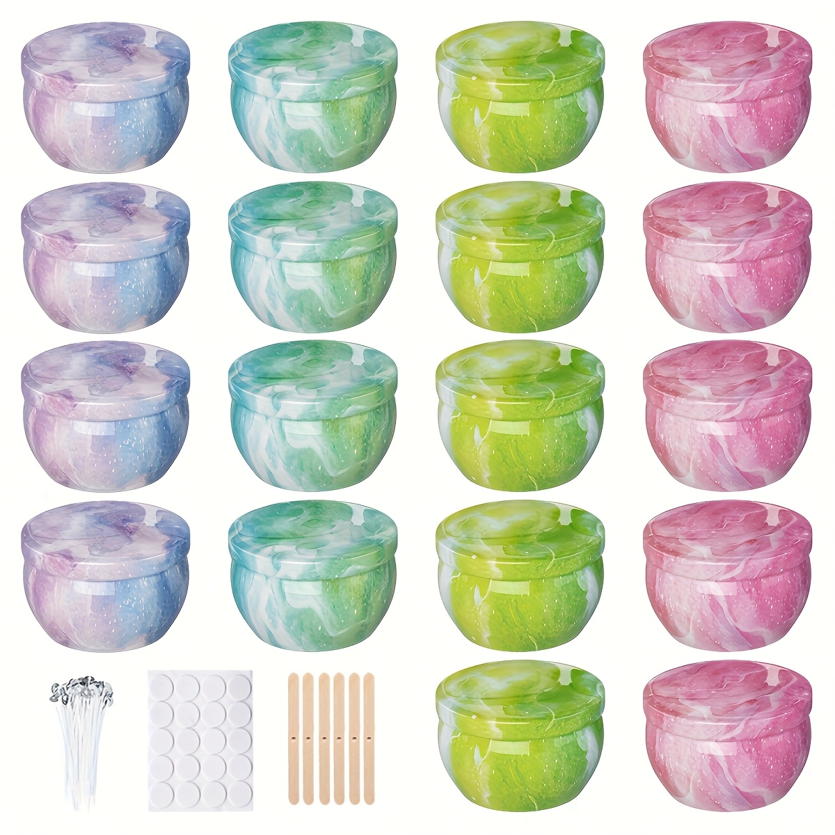 Metal kaarsenpotjes met sterre - Candle Making Supplies Jars recensie en prijs