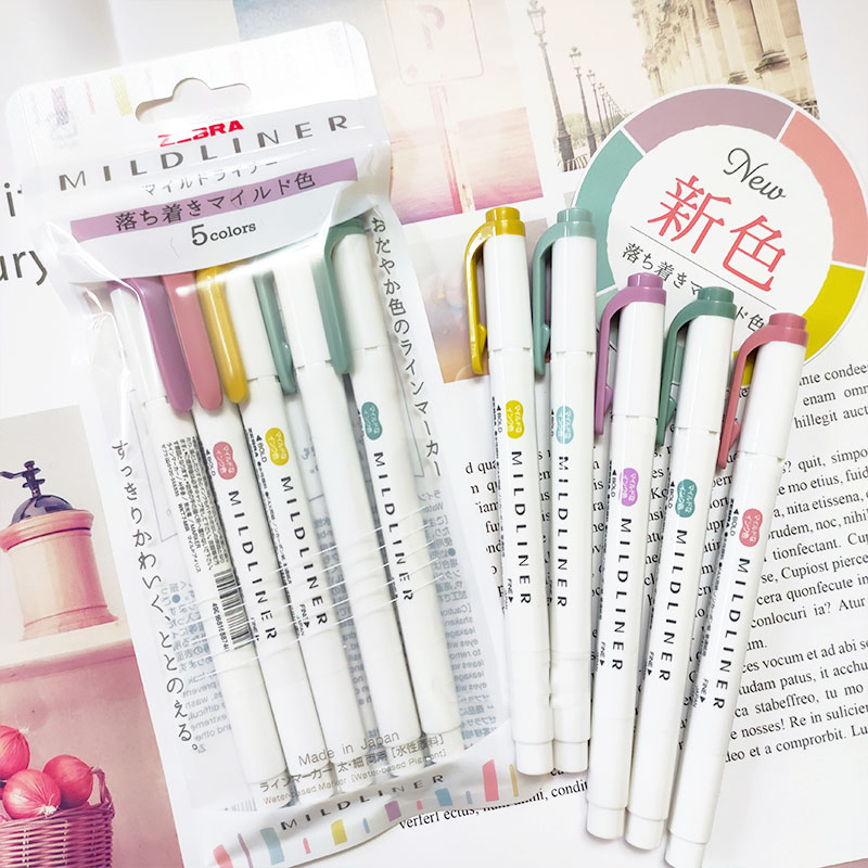 NIEUWE zebra mildliner markeer - Zebra Pen Sarasa recensie en prijs