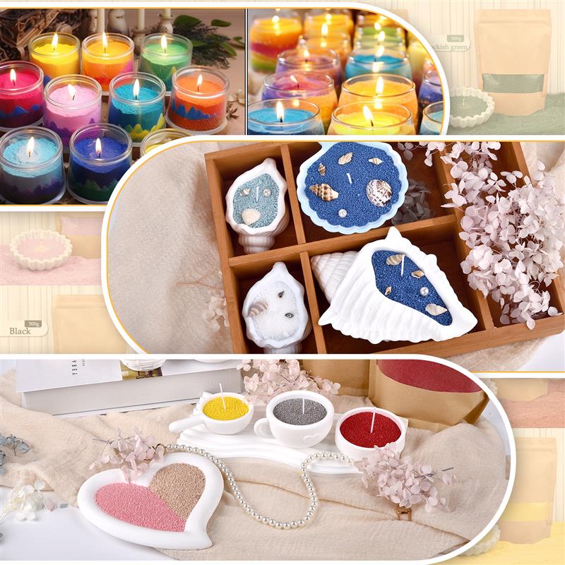 Kleurrijke korrelige parelwas  - Candle Supplies Bulk recensie en prijs