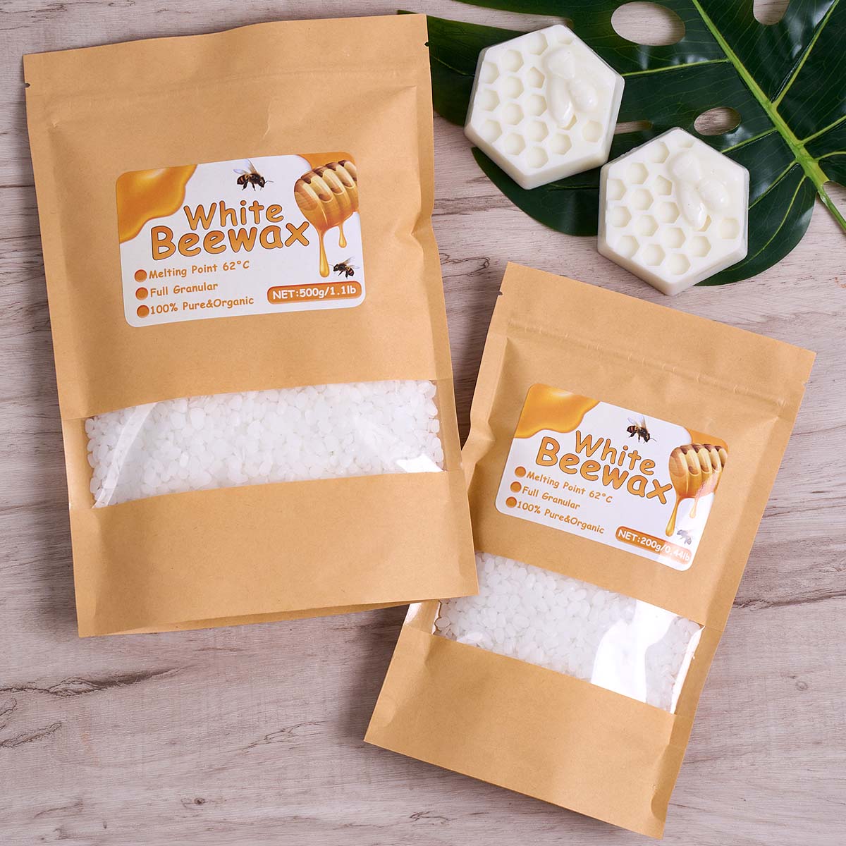 1000g Witte Bijenwas DIY Kaars - Candle Supplies Bulk recensie en prijs