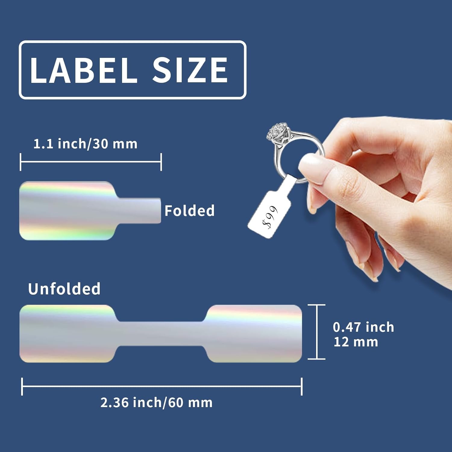 500 stks/rol Blanco Papier Pri - Kraft Hang Tag recensie en prijs
