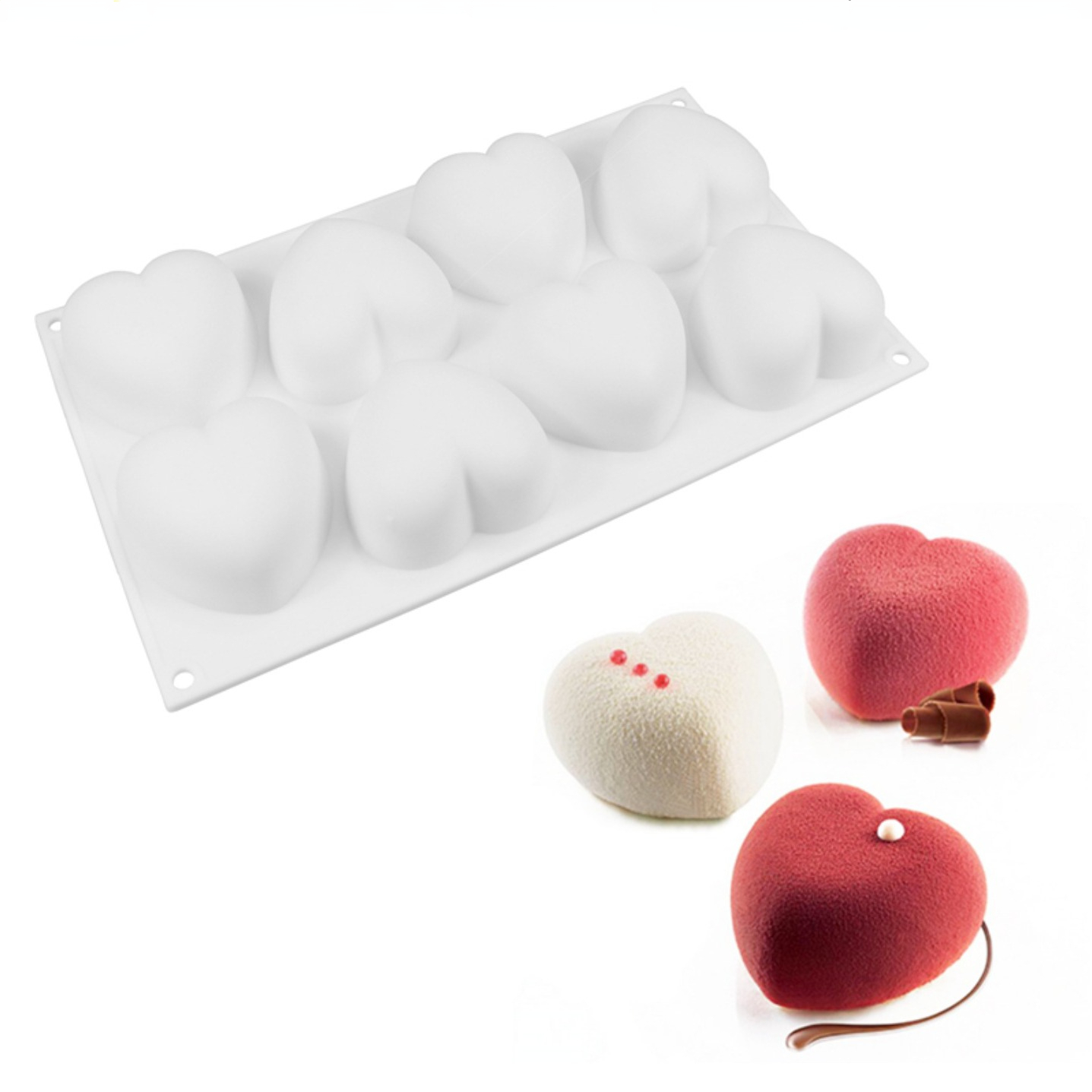 Liefde Hart Siliconen Zeep Sch - Candle Making Supplies Online recensie en prijs