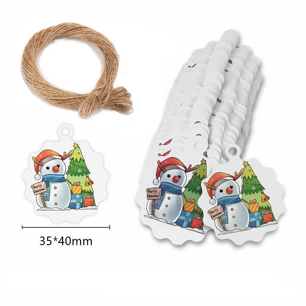 Vrolijke Kerst Tags Kraftpapie - Kraft Hang Tag recensie en prijs