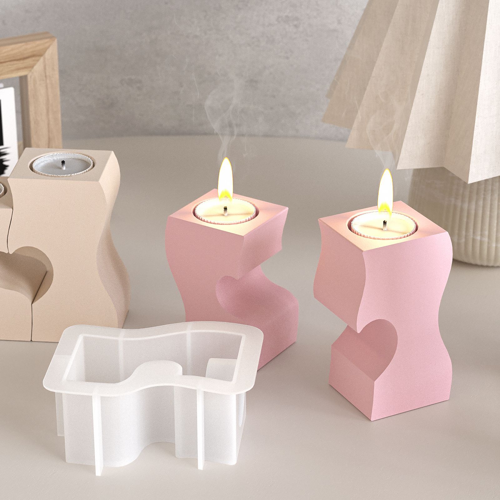 S Hart Kandelaar Siliconen Mal - Candle Making Supplies Online recensie en prijs
