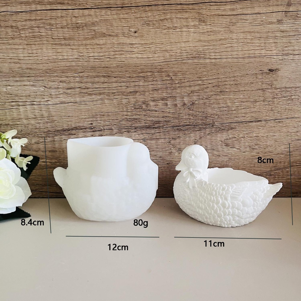 Mooie Gips Eend Opbergdoos Sil - Candle Making Supplies Jars recensie en prijs