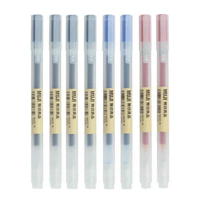 6/8 stks/set MUJIs Gel Pen Zwa - Pentel Pen Energel recensie en prijs