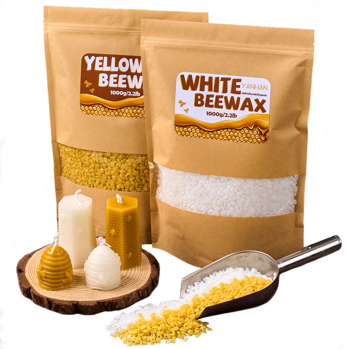 1000g Puur Natuurlijke Korreli - Candle Supplies Bulk recensie en prijs