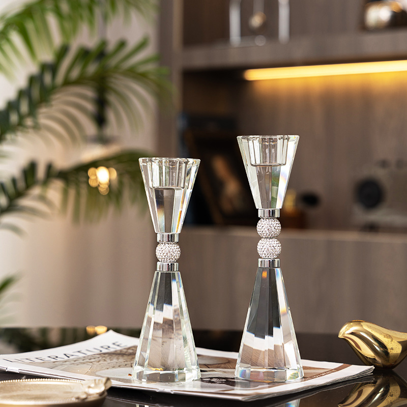 Kristallen glazen kandelaar aa - Candle Supplies Luxury recensie en prijs