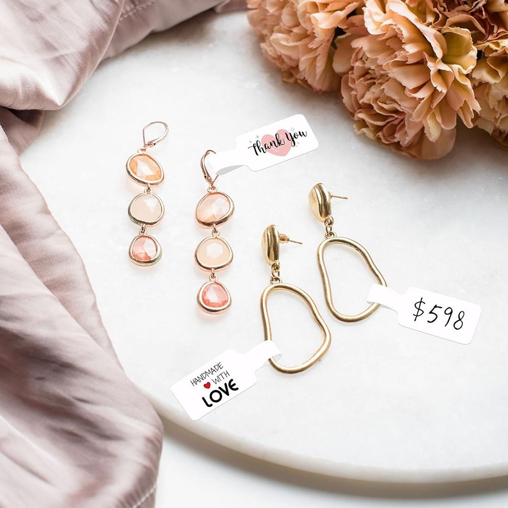 500 STKS Veelkleurige sieraden - Kraft Hang Tag recensie en prijs