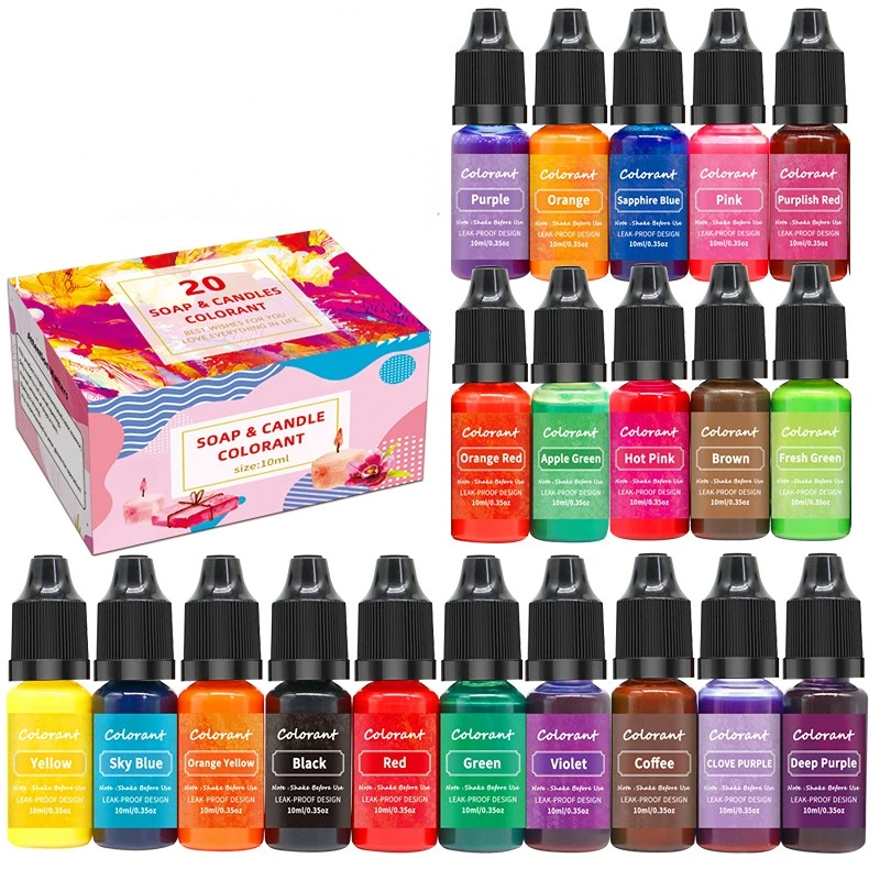 20 kleuren Hoge Concentratie H - Candle Supplies Bulk recensie en prijs